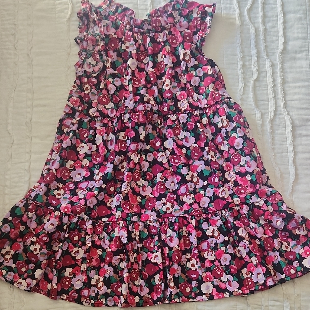 Floral Pink Kids Dress
